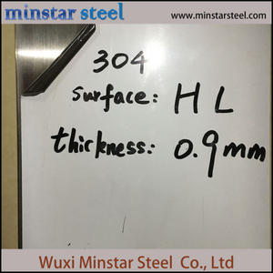 Garis Rambut Selesai HL Surface Stainless Steel Sheet 304 untuk Elevator